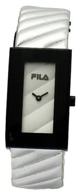 Fila FA0845-72 Prezioso Silver Tone Leather Band Dial Fashion