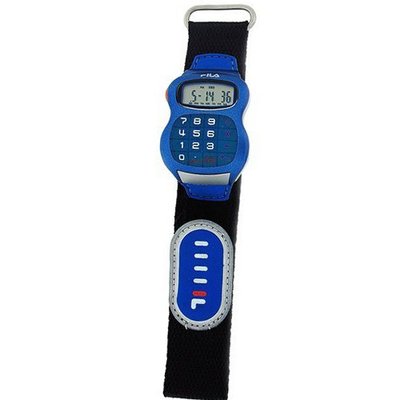 Fila Kids Blue Calculator Velcro Strapp With 8 Digit Display