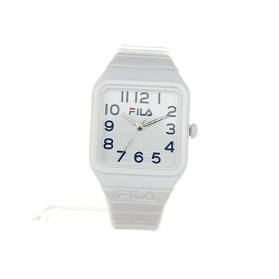 Fila Kids White Dial FL38018003 White Plastic Strap