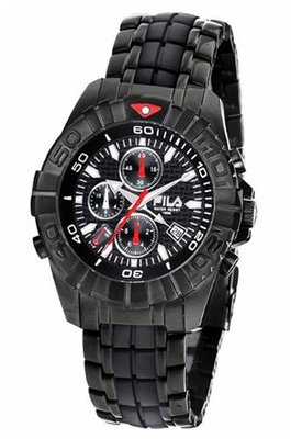 Fila Mastertime Chronograph Black Dial #FA0794-61