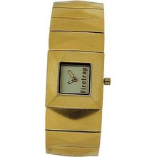 Firetrap Ladies Analogue Gold Dial & Gold Brass Bracelet Strap FT1030G