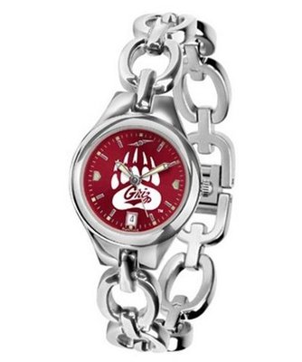 NCAA Montana Grizzlies Ladies Stainless Steel Eclipse AnoChrome