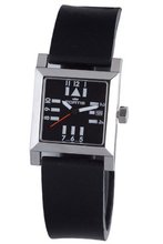 Fortis 628.10.31 SI Spacematic Black Square Automatic Rubber Date