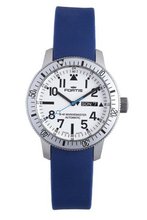 Fortis 647.11.42 SI.05 B-42 Marinemaster White Dial Automatic Date Blue Rubber