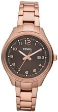 Fossil AM4366 Stainless Steel Analog Brown Dial