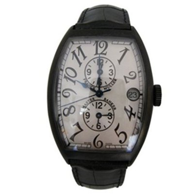 Franck Muller Master Banker WFM6850MBNR mm Automatic Stainless Steel Case Black Leather