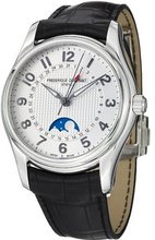 Frederique Constant Runabout Moonphase White Dial Black Leather FC-330RM6B6
