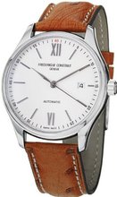 Frederique Constant Slim Line Automatic White Dial Brown Leather FC-303WN5B6OS