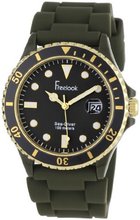 Freelook HA1433-3 Sea Diver Jelly Military Green Silicone Band with Matching Dial