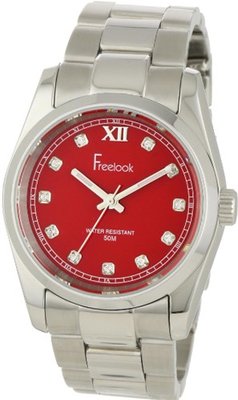 Freelook HA5304-2 Viceroy Red Dial Stainless-Steel Case and Bracelet