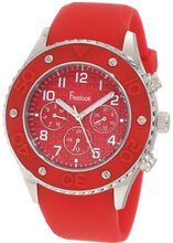 Freelook HA9055-2 Red Chronograph Dial Red Bezel Silver Case