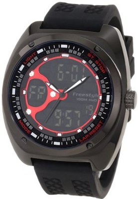 Freestyle 101187 The Contact Analog-Digital Silicone Strap