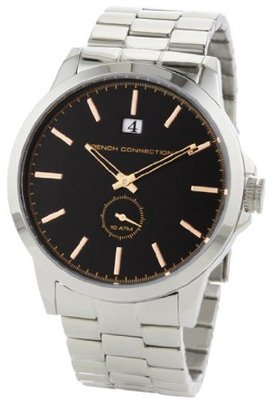 French Connection FC1030G Stainless Steel Round Case
