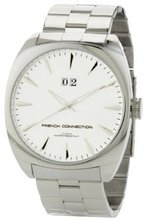 French Connection FC1044S Classic Stainless Steel Round Case