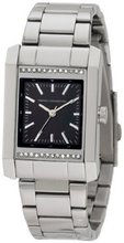 French Connection FC1082SBM Classic Square Stainless Steel Black
