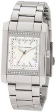 French Connection FC1082SWM Classic Square Stainless Steel Mother-Of Pearl