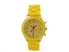 Funny Lovely Cartoon Rubber Duck Yellow Ducky Quartz Yellow Silicone Band es Little Duck