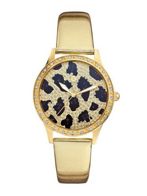 G by GUESS Gold-Tone Leopard