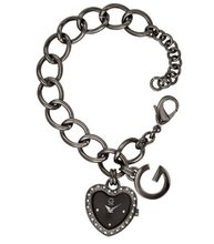 G By Guess Hematite-tone Charm Bracelet Ladies G99030L1