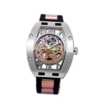 Gallucci Automatic Skeleton IP Rose Gold/Steel Case Rose Gold Movt #WT22272SK/SS-SP-RG