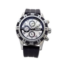 Gallucci Automatic White 3 Eyes Dial 2 Tone Steel/IP Black Case #WT22809AU/SS-P-WH