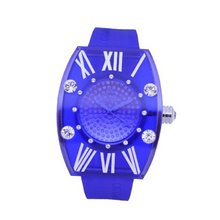 Gallucci Unisex Fashion Quartz Swarovski Crystal Blue Color #T23180QZ/PC-P-BL