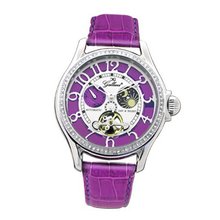 Gallucci Unisex Fashion Sun&Moon Automatic Swarovski Crystal Purple Color #WT23408AU/SS-L-PL