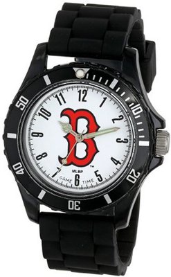 Game Time Kids' MLB-WIL-BOS Wildcat MLB Series Boston Red Sox "B" Logo 3-Hand Analog