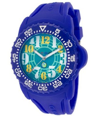Turquoise Dial Blue Silicone