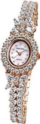 Gemorie  Fashion Oval with Jewelry Band in Rose Gold Plating (128964-RG)