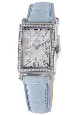 Gevril 7249NL.3 White Mother-of-Pearl Genuine Alligator Strap