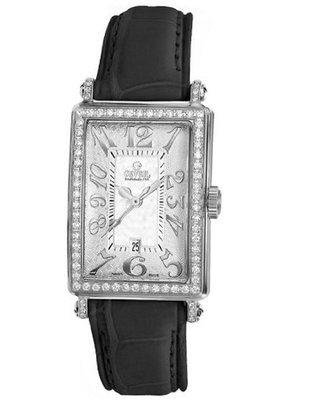 Gevril 7249NL.7 White Mother-of-Pearl Genuine Calf Leather Strap