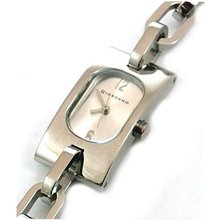 GIORDANO 2040-2 Ladies Silver Tone Bracelet Strap
