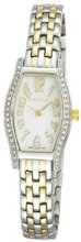 Giordano Ladies Mother Of Pearl Dial 2 Tone Plated S. Steel Strap 2347