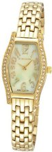 Giordano Ladies Mother Of Pearl Dial Gold Plated S. Steel Strap 2347