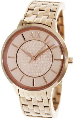 Armani Exchange Three-Hand Stainless Steel - Rose-Gold #AX5305