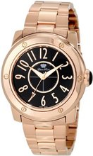 Glam Rock GR50006-NV Aqua Rock Black Dial Rose Gold Ion-Plated Stainless Steel