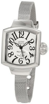 Glam Rock MBD27139 Miami Beach Art Deco Silver Dial Stainless Steel