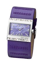 Glamour Time GT110ST38-1 Ladys Wrist Violet Leather Strap