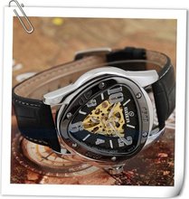 Goer Dynamic Inverted Skeleton Automatic Military Army  - Black Dial