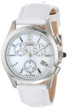 Golana Swiss AU200-7 Aura Pro White Mother-of-Pearl Dial Chronograph Leather