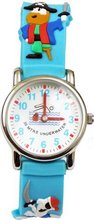 Gone Bananas - Band of Misfits Analog Kids' Waterproof with Animated Treasure Chest Second Hand and Light Blue Band - 3 ATM Water Resistant