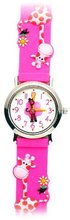 Jeremy the Giraffe (Neon Pink Band) - Gone Bananas Analog Girls' Waterproof with Animated Giraffe for Second Hand - 3 ATM Water Resistant