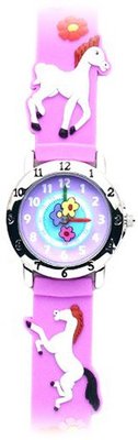 My Little Pony (Light Purple Band) - Gone Bananas Analog Girls' Waterproof with Animated Bunch of Flowers for Second Hand - 3 ATM Water Resistant