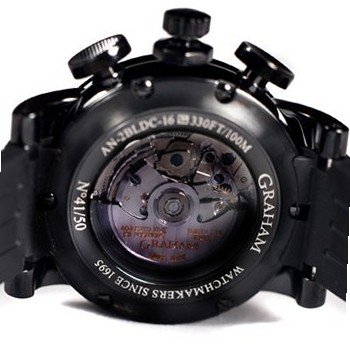 Graham Silverstone Stowe 28 Jewels Automatic Racing Chrono BLK/GRN Only 50 PCS Made