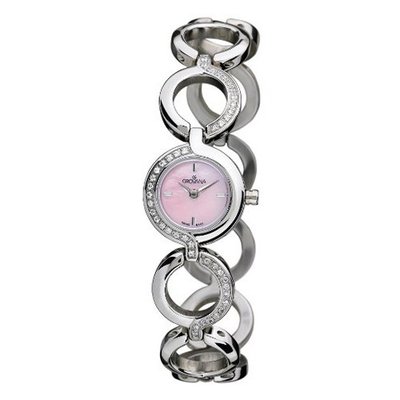 Grovana Quartz with Mother Of Pearl Dial Analogue Display and Silver Stainless Steel Plated Bracelet 4538.7136