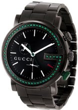 Gucci Unisex YA101349 G-Chrono Black PVD 60 Green Topaz Case