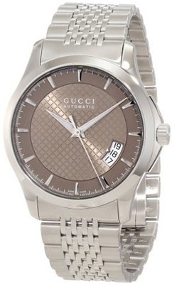 Gucci YA126412 Gucci Timeless Brown Diamond Pattern Dial