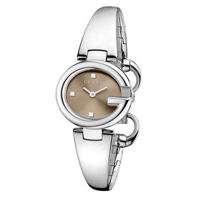 Gucci YA134503 Guccissima Fashion Bangle Brown Dial