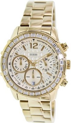 GUESS U0016L2 Dazzling Sport Gold-Tone Chronograph